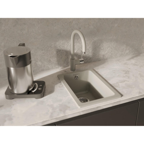 RIVELATO Мойка BERKANA 25 1-чаш 305*455, монтаж: универсальный, материал: кварц, цвет: топаз