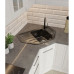 C-800E black 1-чаша+крыло 790*490 мм, монтаж: врезной, материал: мрамор, цвет: черный