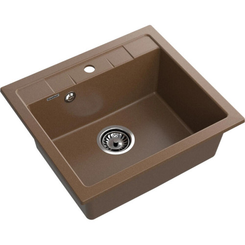 Q-561 terracotta 1 чаша 485*357*190, монтаж: врезной, материал: мрамор, цвет терракот