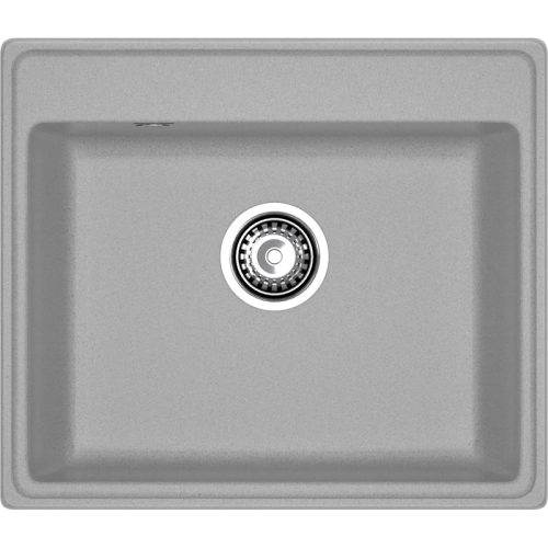 V-580 gray 1 чаша 520*380*200, монтаж: врезной, материал: мрамор, цвет серый