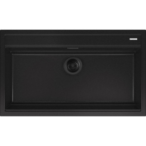 Мойка Smeg/ Мойка Smeg, композитная, 86 см, гранит, серия Quadra, стандартное встраивание, цвет черный