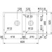 Мойка Franke BWX 120-41-27/ Best, Серия BOX CENTER, Мойка BWX 120-41-27, оборотная, аксессуары в комплекте, монтаж под столешницу