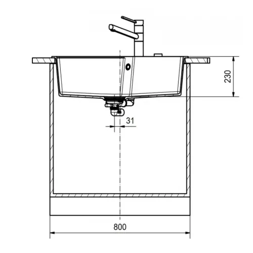 Мойка Franke 114.0551.321/ Best, Серия URBAN, Fragranite, UBG 610-78 оникс