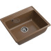 V-580 terracotta 1 чаша 520*380*200, монтаж: врезной, материал: мрамор, цвет терракот