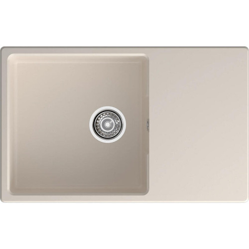 URBAN 678L white 1-чаша+крыло 780*490мм, монтаж: врезной, материал: кварц, цвет: белый