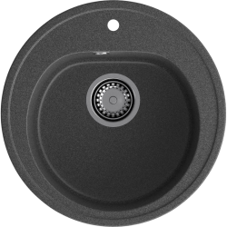 R-510 graphite 1 чаша 380*190, монтаж: врезной, материал: мрамор, цвет графит