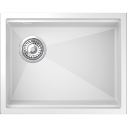 RIVELATO Мойка LINO, 1-чаша, общий размер 550*440 мм, монтаж: универсальный, материал: Terigranit, цвет: иней