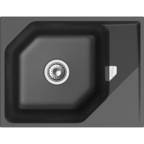 RIVELATO Мойка LOCUS 65  1-чаш 650*500, монтаж: врезной, материал: кварц, цвет: антрацит