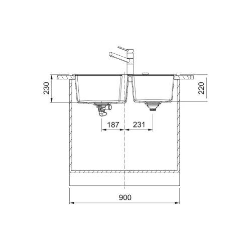 Мойка Franke 114.0686.774/ Better, Серия URBAN, Fragranite, Мойка UBG 620-43-33 черный матовый Мойка Franke 114.0686.774/ Better, Серия URBAN, Fragranite, Мойка UBG 620-43-33 черный матовый