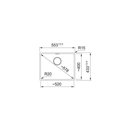 Мойка Franke 135.0665.785/ Best, Серия MARIS, Монтаж под столешницу, Fragranite, Мойка MRG 210-110-52 матовый черный (125.0696.179)