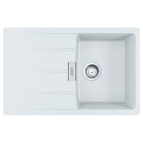 Мойки Franke/ Best, Centro, Мойка CNG 611/211-78, Fragranite+, База 45 см, на столешницу, белый