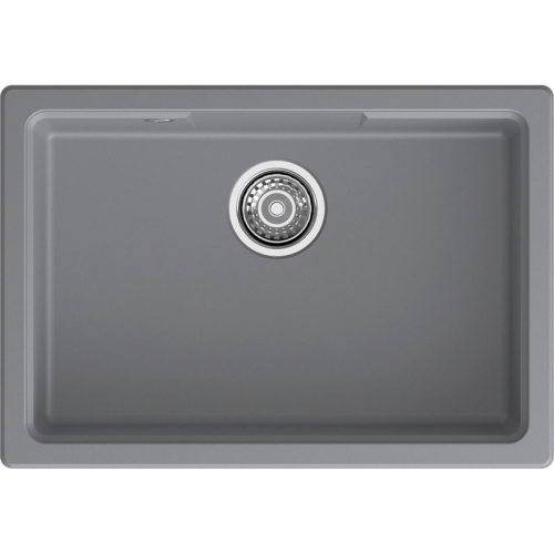 URBAN 4565 dark gray 1 чаша 570*370*170, монтаж: универсальный, материал: кварц, цвет: темно-серый