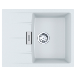 Мойки Franke/ Best, Centro, Мойка CNG 611/211-62, Fragranite+, на столешницу, белый