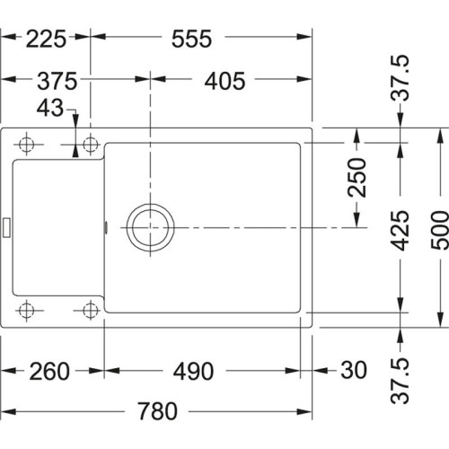 Мойка Franke 114.0369.154/ Better, Серия MARIS, Fragranite, Мойка MRG 611D оникс авт.