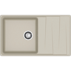 LV-860L topaz 1-чаша+крыло 860*500 мм, монтаж: врезной, материал: мрамор, цвет: топаз