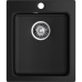 P-505 black 1 чаша 350*395*200, монтаж: врезной, материал: мрамор, цвет черный