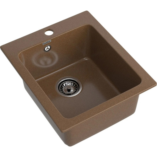 P-505 terracotta 1 чаша 350*395*200, монтаж: врезной, материал: мрамор, цвет терракот