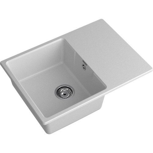 URBAN 668L gray 1-чаша+крыло 680*490мм, монтаж: врезной, материал: кварц, цвет: серый