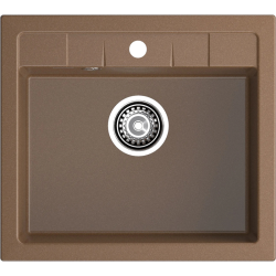 Q-561 terracotta 1 чаша 485*357*190, монтаж: врезной, материал: мрамор, цвет терракот
