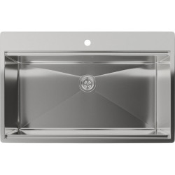 Rivelato Rinox 8050 Мойка нерж.сталь 1 чаши 800*500*200 мм в комплекте (доска, коландер, рол мат), монтаж: врезной, материал: нержавеющая сталь, цвет: нержавеющая сталь