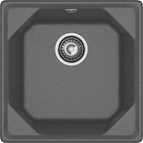 U-500 graphite 1 чаша 435*435*200, монтаж: врезной, материал: мрамор, цвет графит