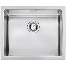 Кухонная мойка SMEG/ Мойка. Установка с бортиком 4 мм, нержавеющая сталь матовая