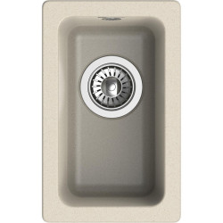 RIVELATO Мойка BERKANA 25 1-чаш 305*455, монтаж: универсальный, материал: кварц, цвет: темно-бежевый