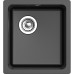 RIVELATO Мойка BERKANA 35 1-чаш 415*455, монтаж: универсальный, материал: кварц, цвет черный RIVELATO Мойка BERKANA 35 1-чаш 415*455, монтаж: универсальный, материал: кварц, цвет черный