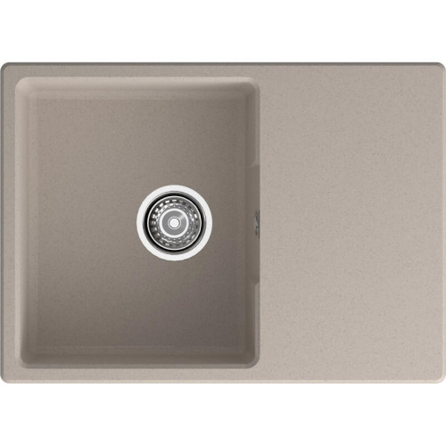 URBAN 668L sandy 1-чаша+крыло 680*490мм, монтаж: врезной, материал: кварц, цвет: песочный