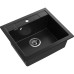 Q-561 black 1 чаша 485*357*190, монтаж: врезной, материал: мрамор, цвет черный
