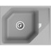 RIVELATO Мойка LOCUS 65 1-чаш 650*500, монтаж: врезной, материал: кварц, цвет: серый металлик RIVELATO Мойка LOCUS 65 1-чаш 650*500, монтаж: врезной, материал: кварц, цвет: серый металлик