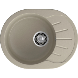R-580L topaz 1-чаша+крыло 579*445 мм, монтаж: врезной, материал: мрамор, цвет: топаз