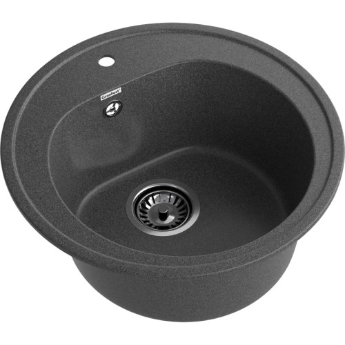 R-510 graphite 1 чаша 380*190, монтаж: врезной, материал: мрамор, цвет графит