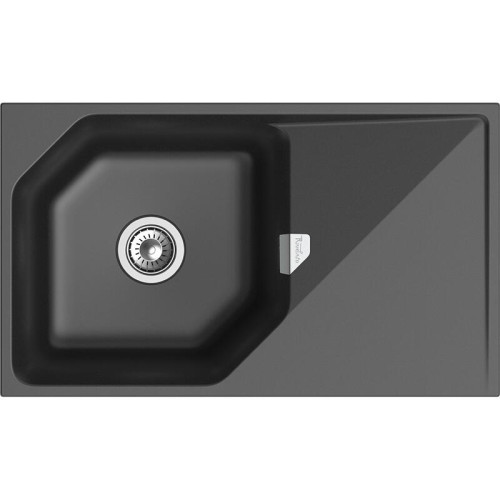 RIVELATO Мойка LOCUS 85  1-чаш 850*500, монтаж: врезной, материал: кварц, цвет: антрацит