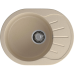 R-580L cashmere 1-чаша+крыло 579*445 мм, монтаж: врезной, материал: мрамор, цвет: кашемир
