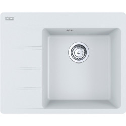 Мойки Franke/ Best, Centro, Мойка CNG 611/211-62 TL, Fragranite+, База 45 см, на столешницу, белый, чаша справа