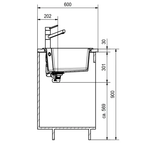 Мойка Franke 114.0551.321/ Best, Серия URBAN, Fragranite, UBG 610-78 оникс