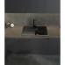 Q-780L black 1-чаша+крыло 770*495 мм, монтаж: врезной, материал: мрамор, цвет: черный