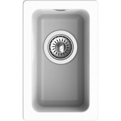 RIVELATO Мойка BERKANA 25 1-чаш 305*455, монтаж: универсальный, материал: кварц, цвет: иней