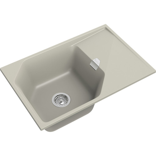 RIVELATO Мойка LOCUS 75  1-чаш 750*500, монтаж: врезной, материал: кварц, цвет: топаз