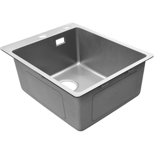 METAL 4050 silver 1 чаша 360*420*205, общий размер: 400*500*200, монтаж: универсальный, материал: нержавеющая сталь AISI 304, цвет: серебро METAL 4050 silver 1 чаша 360*420*205, общий размер: 400*500*200, монтаж: универсальный, материал: нержавеющая сталь AISI 304, цвет: серебро