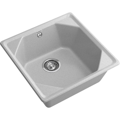 U-500 gray 1 чаша 435*435*200, монтаж: врезной, материал: мрамор, цвет серый U-500 gray 1 чаша 435*435*200, монтаж: врезной, материал: мрамор, цвет серый