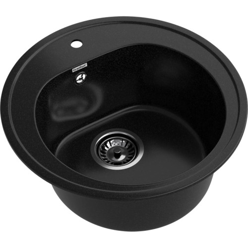 R-510 black 1 чаша 380*190, монтаж: врезной, материал: мрамор, цвет черный R-510 black 1 чаша 380*190, монтаж: врезной, материал: мрамор, цвет черный