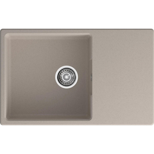 URBAN 678L sandy 1-чаша+крыло 780*490мм, монтаж: врезной, материал: кварц, цвет: песочный