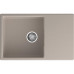 URBAN 678L sandy 1-чаша+крыло 780*490мм, монтаж: врезной, материал: кварц, цвет: песочный