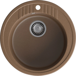 R-520 terracotta 1 чаша 380*190, монтаж: врезной, материал: мрамор, цвет терракот