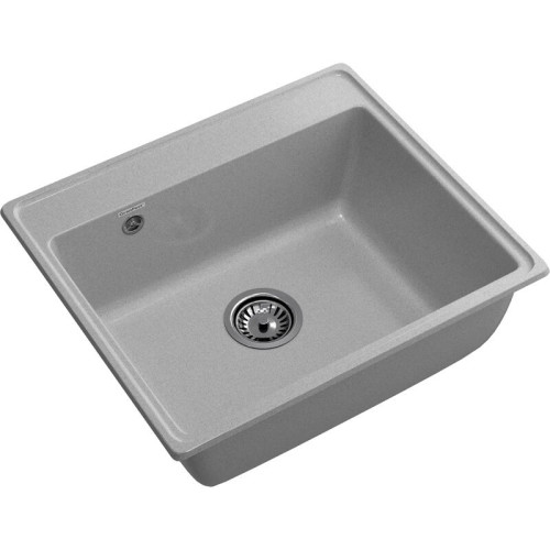V-580 gray 1 чаша 520*380*200, монтаж: врезной, материал: мрамор, цвет серый