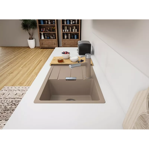 Мойки Franke/ Best, Centro, Мойка CNG 611/211-62, Fragranite+, на столешницу, миндаль Мойки Franke/ Best, Centro, Мойка CNG 611/211-62, Fragranite+, на столешницу, миндаль