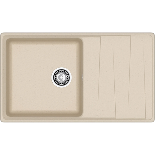 LV-860L cashmere 1-чаша+крыло 860*500 мм, монтаж: врезной, материал: мрамор, цвет: кашемир