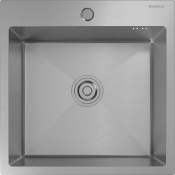 5050 inox 1 чаша 450*400*205, монтаж: врезной, материал: нержавеющая сталь, цвет: нержавеющая сталь